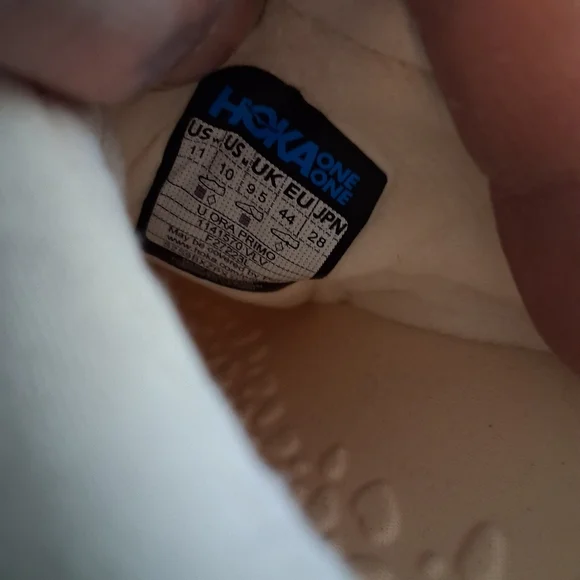 Hoka One One Ora Primo Vanilla Mens 1141570 VLV - Picture 9 of 10